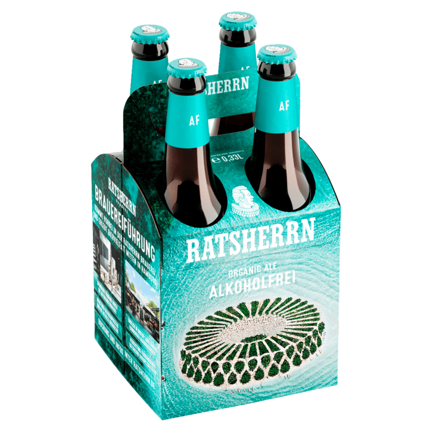 Ratsherrn Organic Ale alkoholfrei 4x0,33l